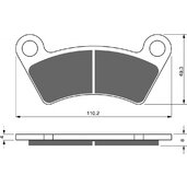 Brzdové obloženie GOLDFREN 294 S3