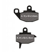 Brzdové obloženie EBC FA130TT