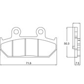 Brzdové obloženie ACCOSSATO AGPP109 ST