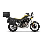 Kompletná sada bočných adventure vakov SHAD TERRA TR40 a hliníkového 55 L vrchného kufru ,vrátane montážnej sady SHAD APRILIA TUAREG 660