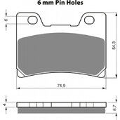 Brzdové obloženie GOLDFREN 045 AD