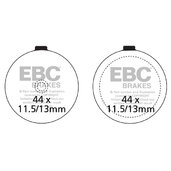 Brzdové obloženie EBC FA046