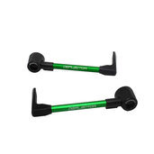 Lever guard ACCOSSATO with green hose and joint right + left , aluminium