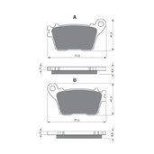Brzdové obloženie GOLDFREN 242 S3
