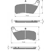 Brzdové obloženie GOLDFREN 366 AD  STREET