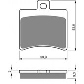 Brzdové obloženie GOLDFREN 150 S3