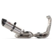 Výfuk kompletný 4x2x1 MIVV SUONO R.HO.0002.S8 Celotitán / Karbónové viečko