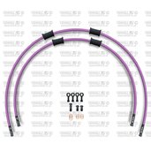 RACE -predok-sada Venhill POWERHOSEPLUS HON-6028FB-PU (2 hadice v sade) fialové hadice čierne koncovky