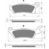 Brzdové obloženie GOLDFREN 309 K5