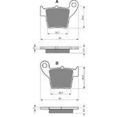 Brzdové obloženie GOLDFREN 176 K5