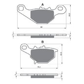 Brzdové obloženie GOLDFREN 109 K1