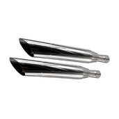 Dual slip-on exhaust GPR SHASH HD.24.SL leštená nerezová oceľ including removable db killers and link pipes