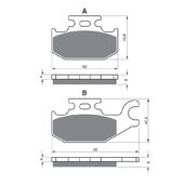 Brzdové obloženie GOLDFREN 182 K5