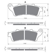 Brzdové obloženie GOLDFREN 178 S33 STREET FRONT