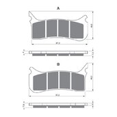 Brzdové obloženie GOLDFREN 212 GP6