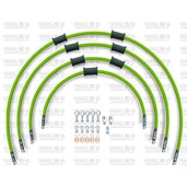 ŠTANDART -predok -sada Venhill POWERHOSEPLUS HON-10033F-GR (4 hadice v sade) zelené hadice, chrómové koncovky