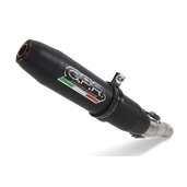 Koncovka výfuku Slip-on GPR DEEPTONE ROY.12.RACE.DENE Black Stainless steel including link pipe