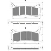 Brzdové obloženie GOLDFREN 212 GP6
