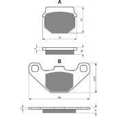 Brzdové obloženie GOLDFREN 042 K5