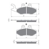 Brzdové obloženie GOLDFREN 293 AD