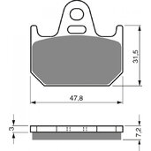 Brzdové obloženie GOLDFREN 158 S3