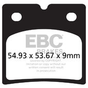 Brzdové obloženie EBC EPFA696HH