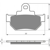 Brzdové obloženie GOLDFREN 030 S3
