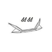 reflexný SHAD SH47 D1B47CAR biela