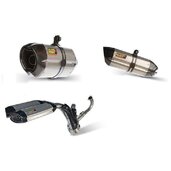 Výfuk kompletný 1x1 MIVV SUONO KT.016.L9 čierna oceľ