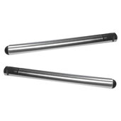 Clip-ons ACCOSSATO aluminium, 280mm without caps, Silver