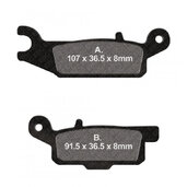 Brzdové obloženie EBC FA444TT