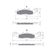 Brzdové obloženie GOLDFREN 245 AD