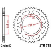 Reťazová rozeta JT JTR 718-48 48T, 530