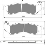 Brzdové obloženie GOLDFREN 055 S3