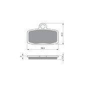 Brzdové obloženie GOLDFREN 307 AD  OFF-ROAD FRONT