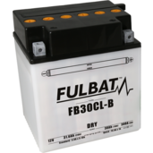 Konvenčný akumulátor ( s kyselinou) FULBAT FB30CL-B  (YB30CL-B) Vrátane balenia kyseliny