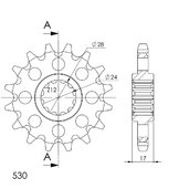 Reťazové koliečko SUPERSPROX CST-295:14 14T, 530