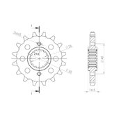 Reťazové koliečko SUPERSPROX CST-339:15 15T, 530