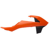 Spojler chladiča POLISPORT 8417800001 (pár) oranžovo KTM / čierna