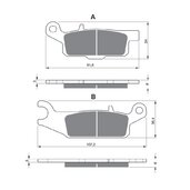Brzdové obloženie GOLDFREN 253 AD  OFF-ROAD FRONT