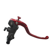 Radial brake master cylinder ACCOSSATO 19 x 18 with fixed lever,red