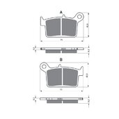 Brzdové obloženie GOLDFREN 402 S3