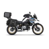 Set of SHAD TERRA TR40 adventure saddlebags and SHAD TERRA aluminium top case TR55 PURE BLACK, including mounting kit SHAD BMW F750GS/F850GS/ADVENTURE