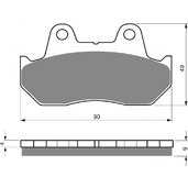 Brzdové obloženie GOLDFREN 049 S3