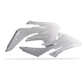 Spojler chladiča POLISPORT 8412200002 (pár) biela