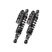 Rear Twinshocks BITUBO Piggyback tank - ADJ:Manual spring preload, rebound, compression Black springs