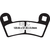 Brzdové obloženie EBC FA657R