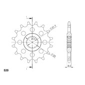 Reťazové koliečko SUPERSPROX CST-578:15 15T, 520