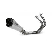 Výfuk kompletný 2x1 MIVV DELTA RACE K.044.LDRX Oceľ/karbónová koncovka