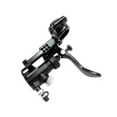 Thumb brake master cylinder ACCOSSATO piston diam. 13.5 mm with bent lever and bracket included